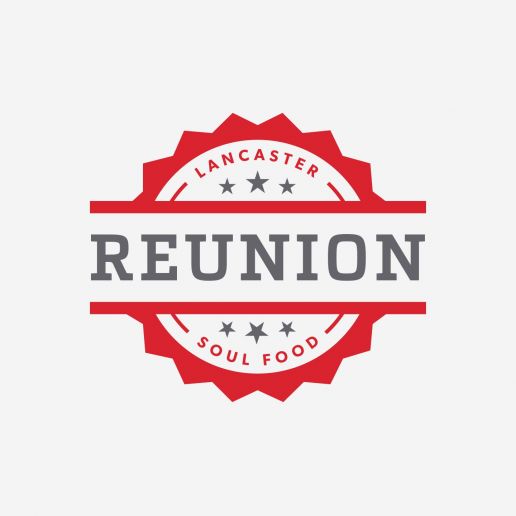 Logo reading Reunion Lancaster Soul Food
