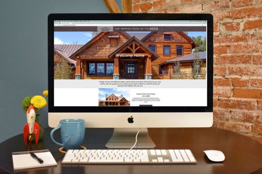 vintage homes millwork website screenshot