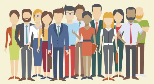 Illustration of Business People