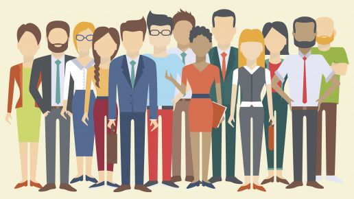 Illustration of Business People