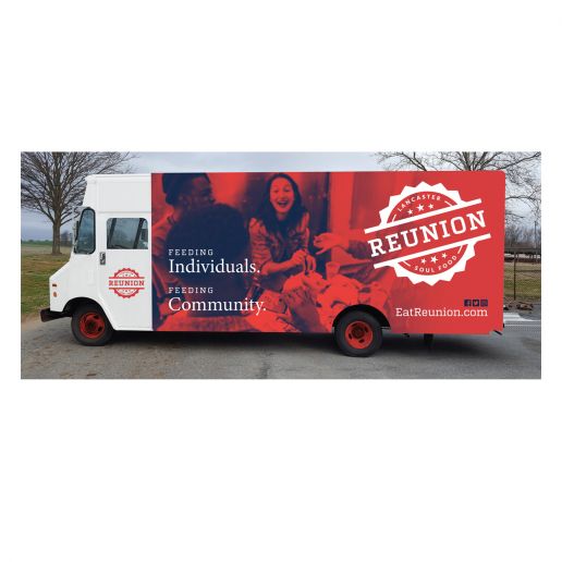 Reunion Food Truck graphic wrap
